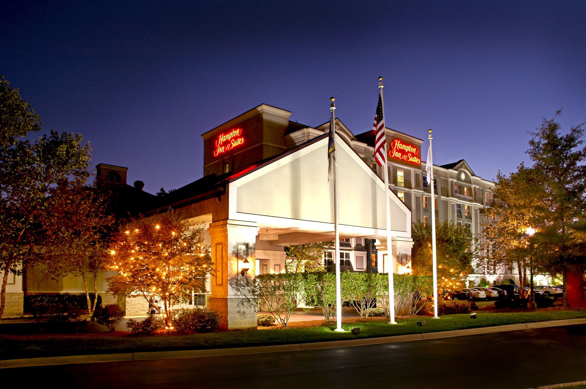 Hampton Inn & Suites Raleigh Cary Lenovo Center Bagian luar foto